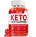 Keto ACV Gummies - 60 Conte Gluten-Free, Gelatină-Free Apple Cidru Gummies cu B12 pentru Keto Support, Vegetarian, Unique Flavor, Convenabil supliment îmbuteliat pentru bărbați și femei