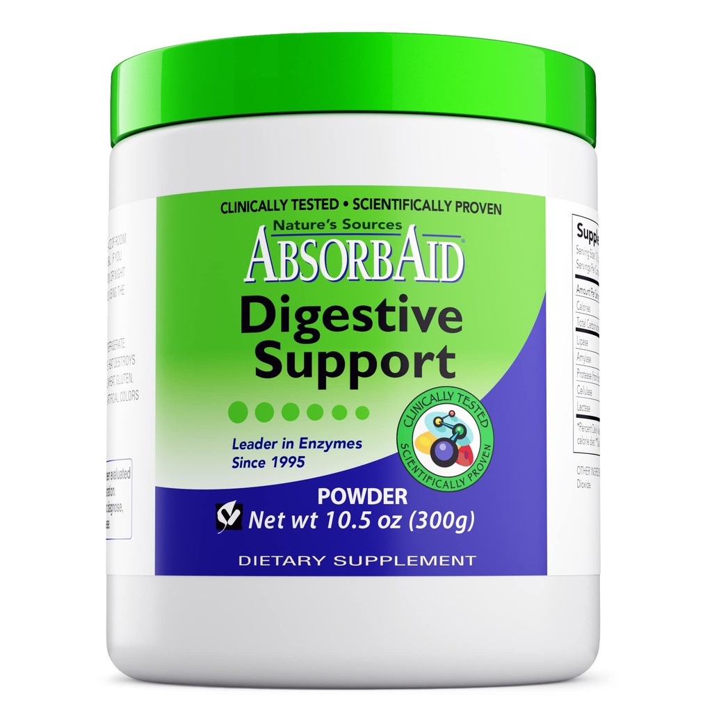 Enzime digestive AbsorbAid 300 Grams, dovedit pentru a creşte absorbţia nutrient vitale de până la 71%