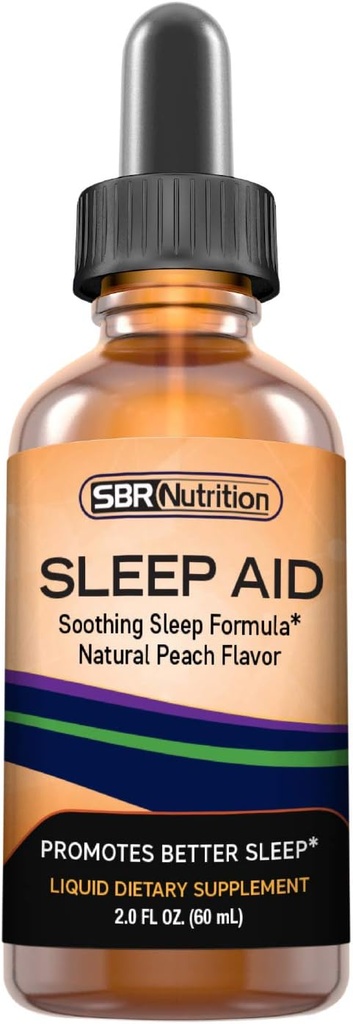 Natural Sleep Aid Picături lichide cu 5 mg Melatonină 