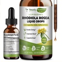 Totaria 16-in-1 Liposomal Rhodiola Rosea Tincture, Ultra Putere Rhodiola Supliment w/Ashwagandha, Saffron, Magneziu, SAM-e, Rhodiola Rosea Extract picături lichide pentru relaxare naturală, Mood, Energie