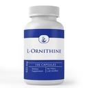 Ingrediente originale pure L-Ornithine, (100 capsule) întotdeauna pură, fără aditivi sau Fillers, Lab verificat
