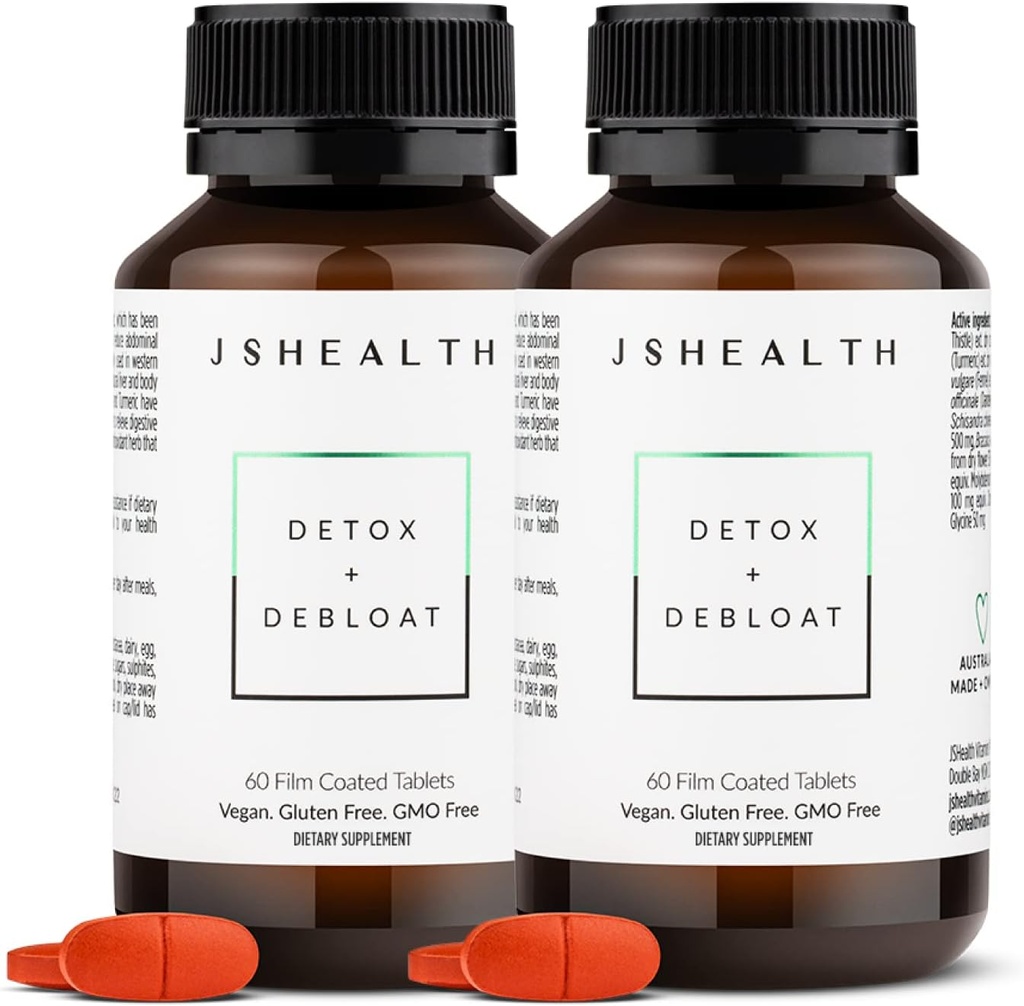 JSHealth Vitamine Detoxifiere și Debloat Ficat Health Formula 