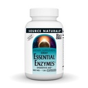 Sursa Naturals Essential Enzime 500mg Bio-Aliniat Multiple Enzime Suplimentul Herbal Defense pentru Digestia, Gaz, Constipaţie & Bloating Relief - Suporturi Sistemul imunitar * - 120 Capsule vegetariene