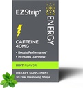 Suplimente energetice - aroma menta, 30 Count - Distrugerea benzi cu 40mg Cafeina pentru a ajuta la energizarea ziua ta și creșterea performanței - Made in Statele Unite ale Americii, zahăr și gluten-gratuit