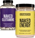 NAKED Vegan de recuperare musculare Bundle fructe Punch energie și 240 L-Glutamine capsule, 1000 mg
