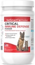 Critical Imunity Defense for Dogs & Cats; Sustine cresterea normala a celulelor - Turcia Coaja, Reishi, Shiitake si Maitake Mushroom Formula cu extract de root Turmeric alb patentat (Marge / 90 Day Avg. Aprovizionare)