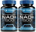 wellness LABSRX NAD Supliment, 1500mg - Liposomal NAD+ Supliment cu Resveratrol, NAD Plus Boostting - Suport Cellular Health, Rezistenta si imbatranire sanatoasa - Capsule Ultra, Statele Unite ale Americii Made - 2 ambalaj
