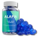 Gume NAC fără zahăr, supliment NAC pentru sănătatea respiratorie, detoxifiere hepatică & curăţare, rinichi, suport antioxidant, supliment N-Acetyl Cysteine MCT-Oil acoperit pentru absorbţie Vegan 60ct