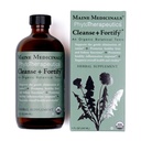 Cleanse + Fortify Organic Ficat dezintoxicare și renal Curățare cu Adaptogens 8 fl oz (16 serviri) USDA Certified Organic