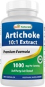 Cel mai bun extract de anghinare naturale 1000 mg per servire- 3rd Party Lab testat - 180 capsule