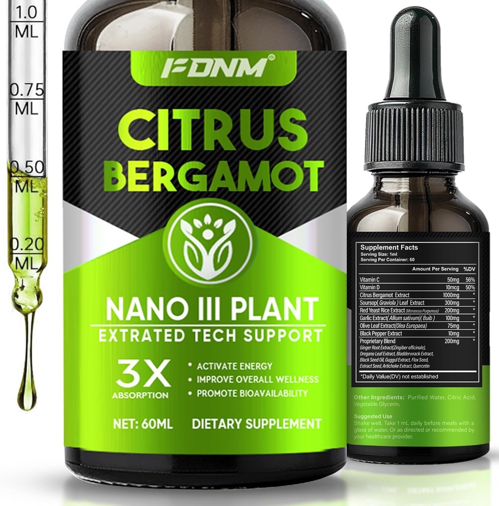 Citrus Bergamot picaturi lichide 