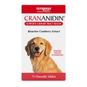 Nutramax Laboratories Crananidin Extract de afine Tract urinar Suplimentul de sănătate pentru câini, 75 Tablete masticabile