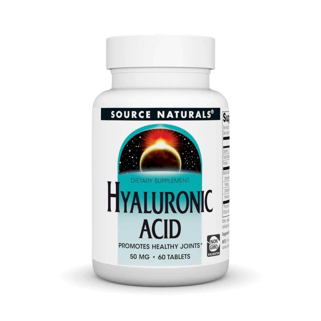 Naturals Sursa Acid hialuronic, 50mg, 60 comprimate
