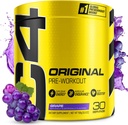 Cellucor C4 Original Pre Workout Powder Grape Sugar Free Preworkout Energy for Men & Women 150mg Cafeina + Beta Alanine + Creatine - 30 Servings (Packaging May Vary)