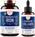 WINDSOR BOTANICA Colagen lichid si fier pentru femei Beaty and Wellness Bundle