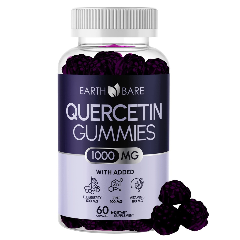 Querbetin Gummies cu elderberry, zinc & vitamina C 