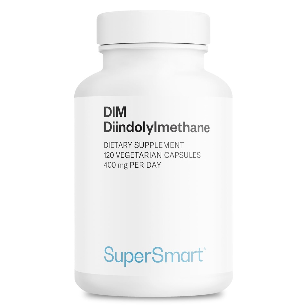 Supersmart - Suplimentul DIM 400mg pe zi (Diindolilmetan) - Balanta naturala pentru barbati si femei 