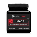 Youtheory Men's Maca - Vegan Maca Supplement for Men - Supports Energy, Stamina & Endurance* - Dairy, Soy & Gluten Free - 120 Vegetative Capsule