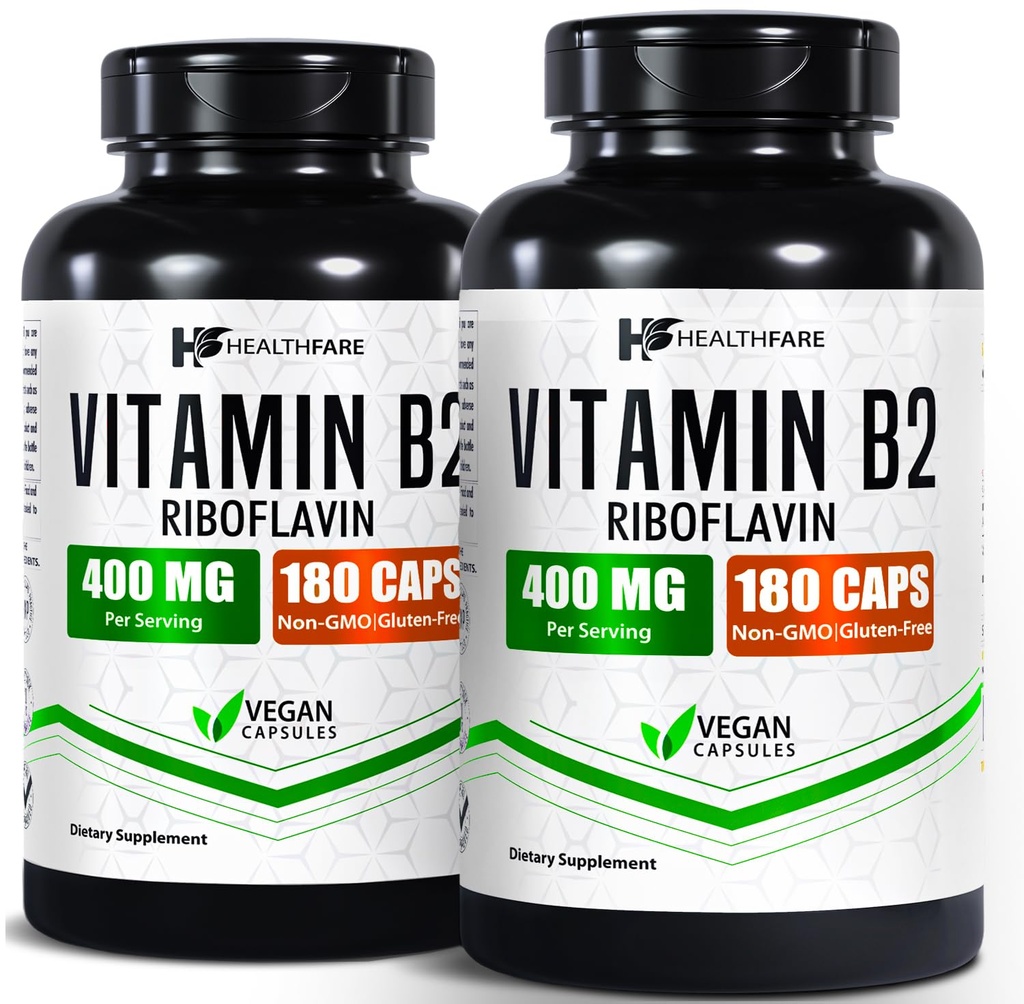 Healthfare Vitamina B2 Riboflavin 400 mg