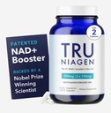 TRU NIAGEN - Nicotinamidă patentată Ribozidă NAD+ Supliment. NR susţine energia celulară Metabolizarea şi repararea, Vitalitatea, Îmbătrânirea sănătoasă a inimii, Creierul şi muşchiul - 60 Serviri / 120 Capsule
