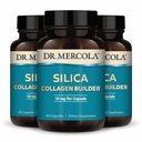 Dr. Mercola Siliciu Colagen Constructor - Plant-Based Siliciu Supliment pentru a sprijini pielea, parul, unghii si sanatatea oaselor - non-GMO, Gluten-Free & Soy-Free - 180 capsule (90 Servings)