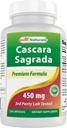 Cele mai bune Naturale Cascara Sagrada 450 mg 250 capsule