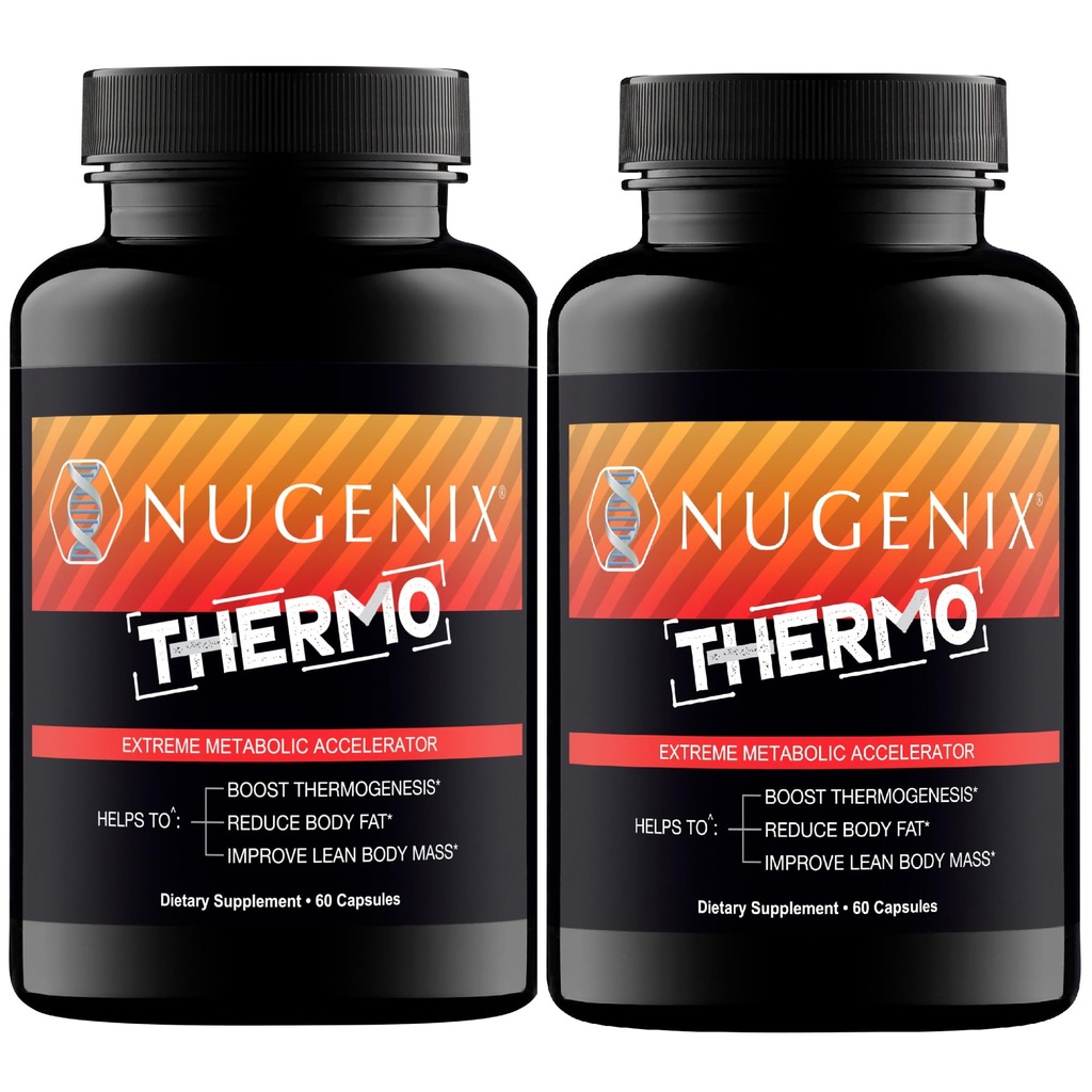 Nugenix Thermo - pastile termogenice supliment de grăsime pentru bărbați, Accelerator metabolic extrem, 120 Conte