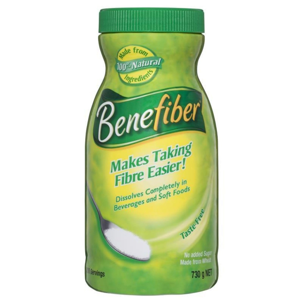 Benefiber 730gm Jumbo 25.75oz Fiber supliment pulbere 208 Servește