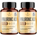 19-in-1 Capsule cu acid hialuronic - Acid hilunar 1200 mg, cu Colagen Peptide, vitamina C, fitoceramide - pentru piele, ochi, gastrointestinal, suport osos (2 ambalaj)