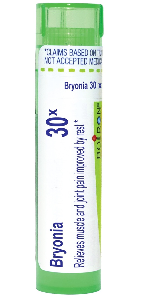 Boiron Bryonia 30X Homeopatic Medicina pentru dureri musculare și articulare - 80 Pelete