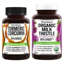 FarmHaven Milk Thistle 120 capsule şi Curcumin curcumin 90 capsule