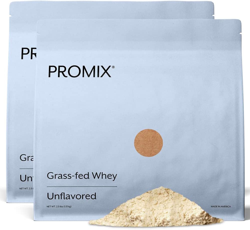 ProMix Nutrition Whey Proteine Powder, Nearomated - Grass-Fed - 