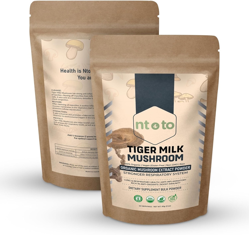 Tiger Milk Mushroom Supliment (Lignosus Rhinocerus) 3oz (85g) 