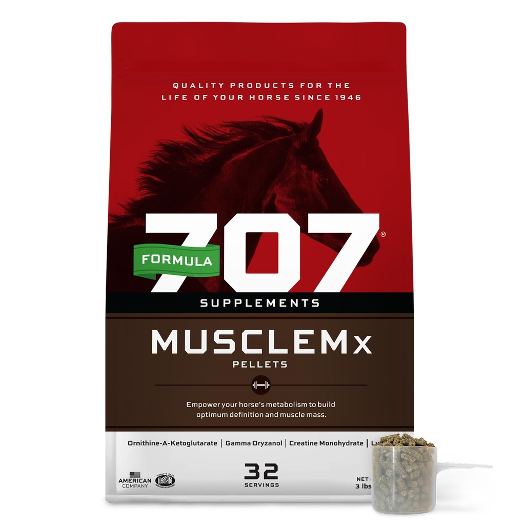 Formula 707 MuscleMx Equine Supplement, 3lb Bag 