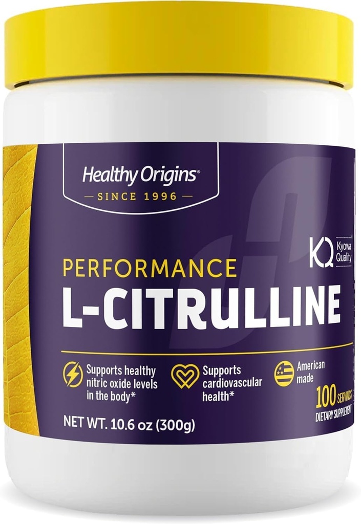 Origine sănătoasă - L-Citrulline (American-Made, Non-GMO, Gluten Free, Athletic Support), 10.6 Ounce