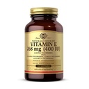 Solgar Vitamina E 268 MG (400 UI) (d-Alpha Tocopherol & tocoferoluri mixte), 100 Softgels - Suporturi Immune System & Skin Nutrition - Antioxidant natural - Gluten Free, Dairy Free - 100 Servings