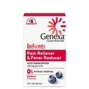 Genexa Ingrediente preferate pentru sugari Acetaminofen curat pentru sugari Pediatrian Pain Reliever & Fever Reductor pentru bebeluși 