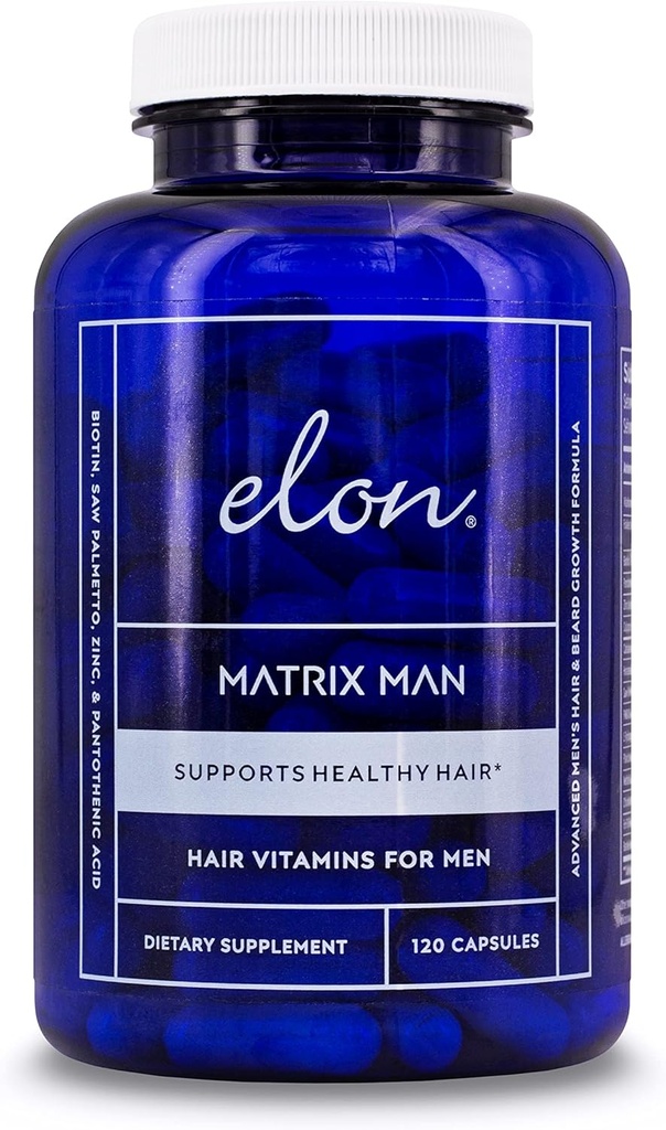 Elon Matrix Man - 60 de zile de aprovizionare - vitamina de crestere a parului pentru barbati 