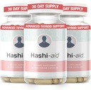IBDassistTM Hashi Ajuta Asistenţă tiroidiană pentru femei şi bărbaţi - Supliment tiroidian pentru boala Hashimoto şi hipotiroidism* - cu Ashwagandha, Seleniu, Zinc, Vitamine esenţiale & More - 30 capsule (3 ambalaje)