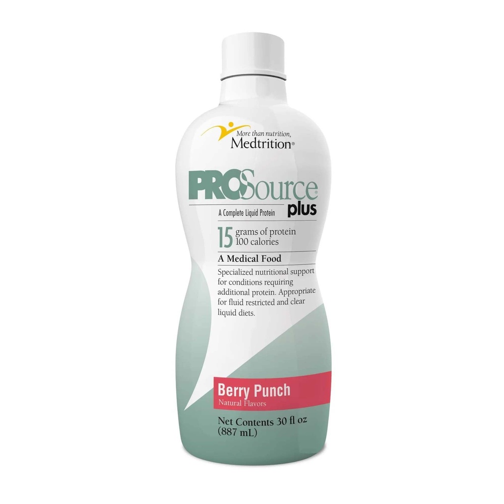ProSource Plus Supliment oral Berry Punch 30 oz flacon