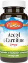 Carlson Labs Acetil L-Carnitina, 500 mg, 60 capsule