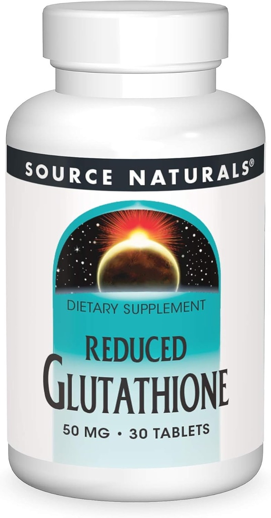 Sursa naturale Glutatione, Supliment pentru suport hepatic, 50mg - 30 comprimate