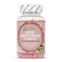Gume de albire a pielii, cu glutatione, colagen și bioth, Hydrated Youthful Skin, Glow și Spots Fading, Anti-Aging, 60 Conte