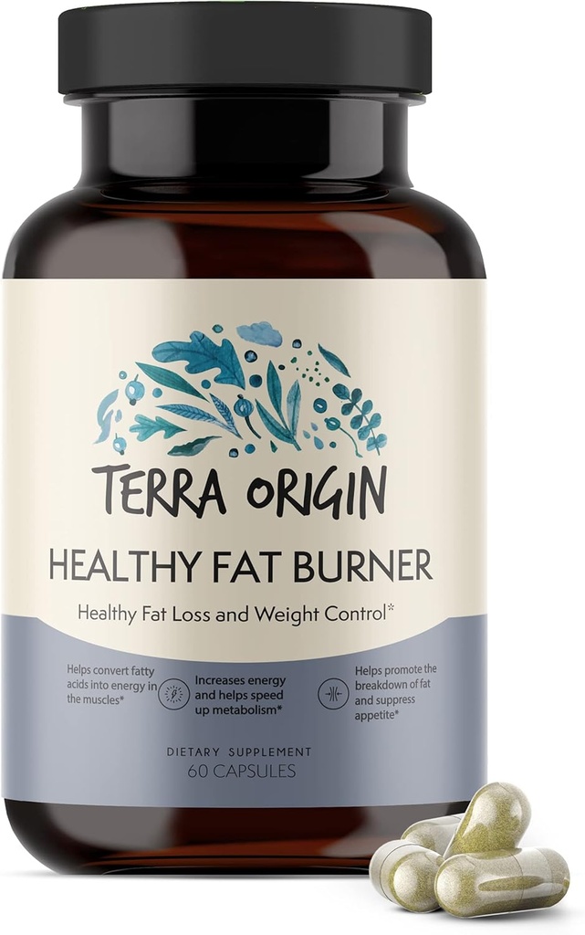 TERRA ORIGINE Metabolizare Boost & Fat Loss - Aminoacizi și extracte de plante naturale pentru a crește energia și metabolismul, Block Cravings, Stop Nou de stocare a grăsimilor
