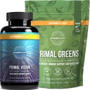 Verdele primal de recoltare pulbere și suplimente de viziune pentru femei și bărbați viziune și ochi de sprijin complex cu luteina, zeaxantină Bundle