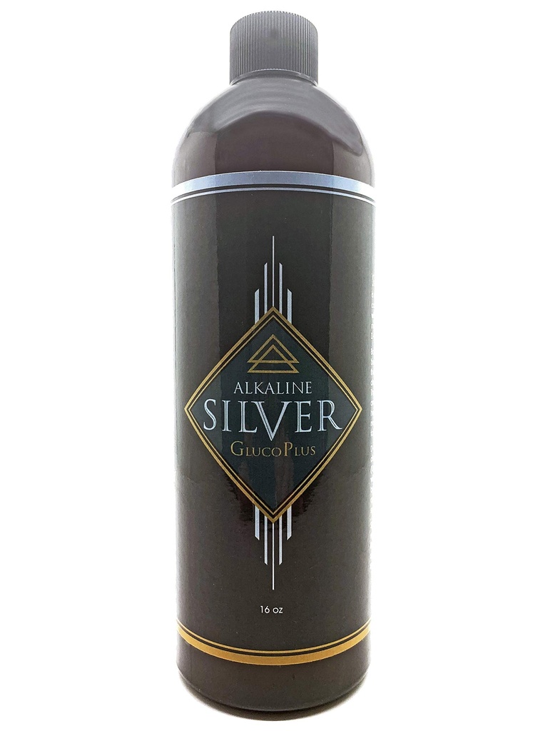 Silver GlucoPlus - Hidrosol de argint coloidal într-o bază alcalină
