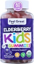 USDA Organic Elderberry Gummies pentru copii 