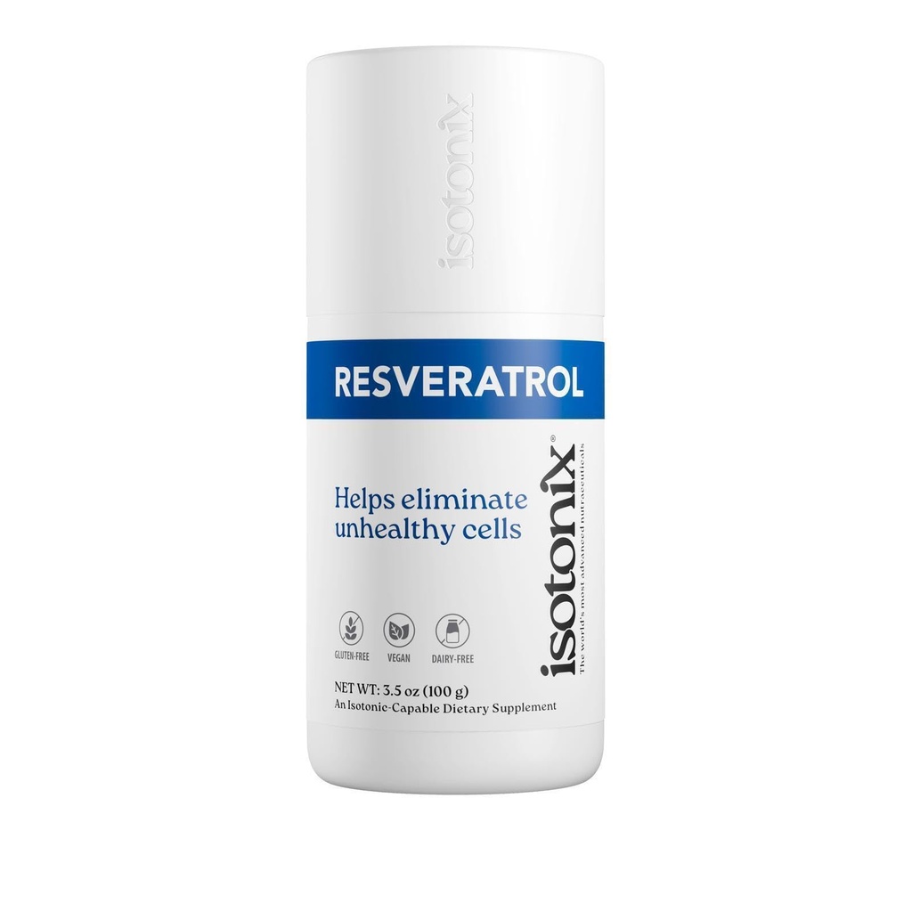 Izotonix Resveratrol Supliment cu Resveravine, BioVin și VitaBlue pentru sănătate celulară, protecție antioxidantă și suport cardiovascular - 30 Serviri