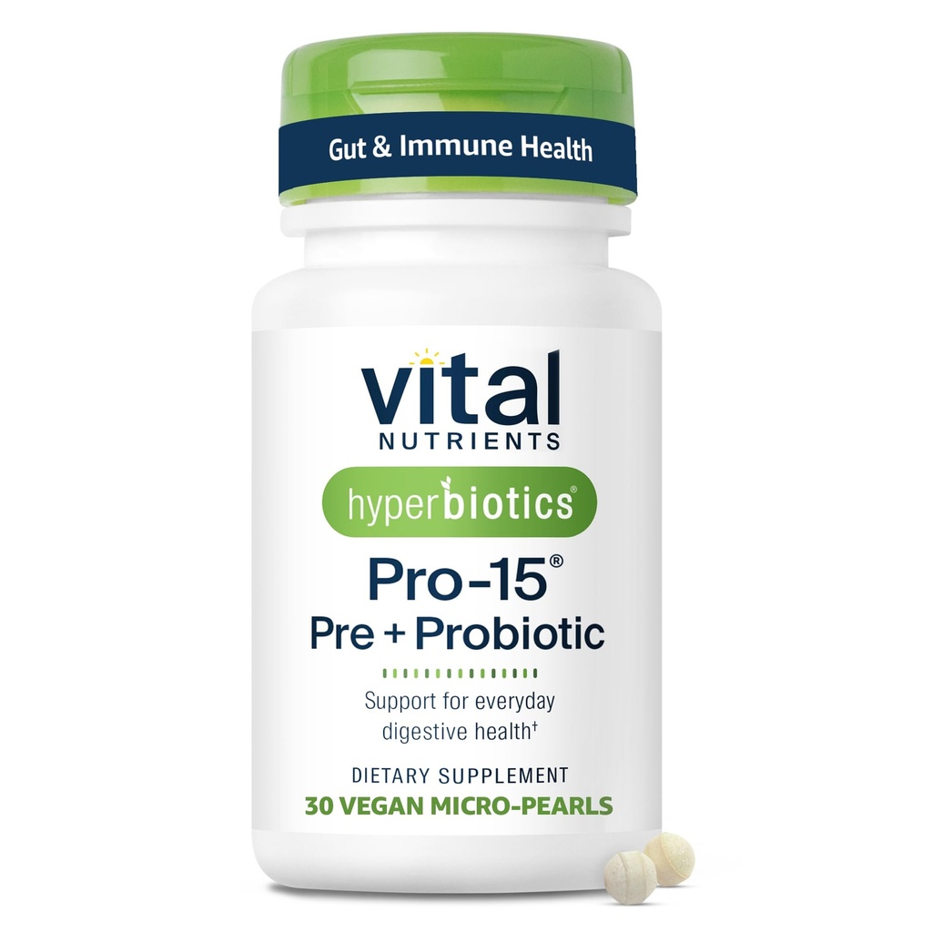 Hiperbiotice Nutrienti vitali Pro-15 Prebiotice si Probiotice pentru femei si barbati 