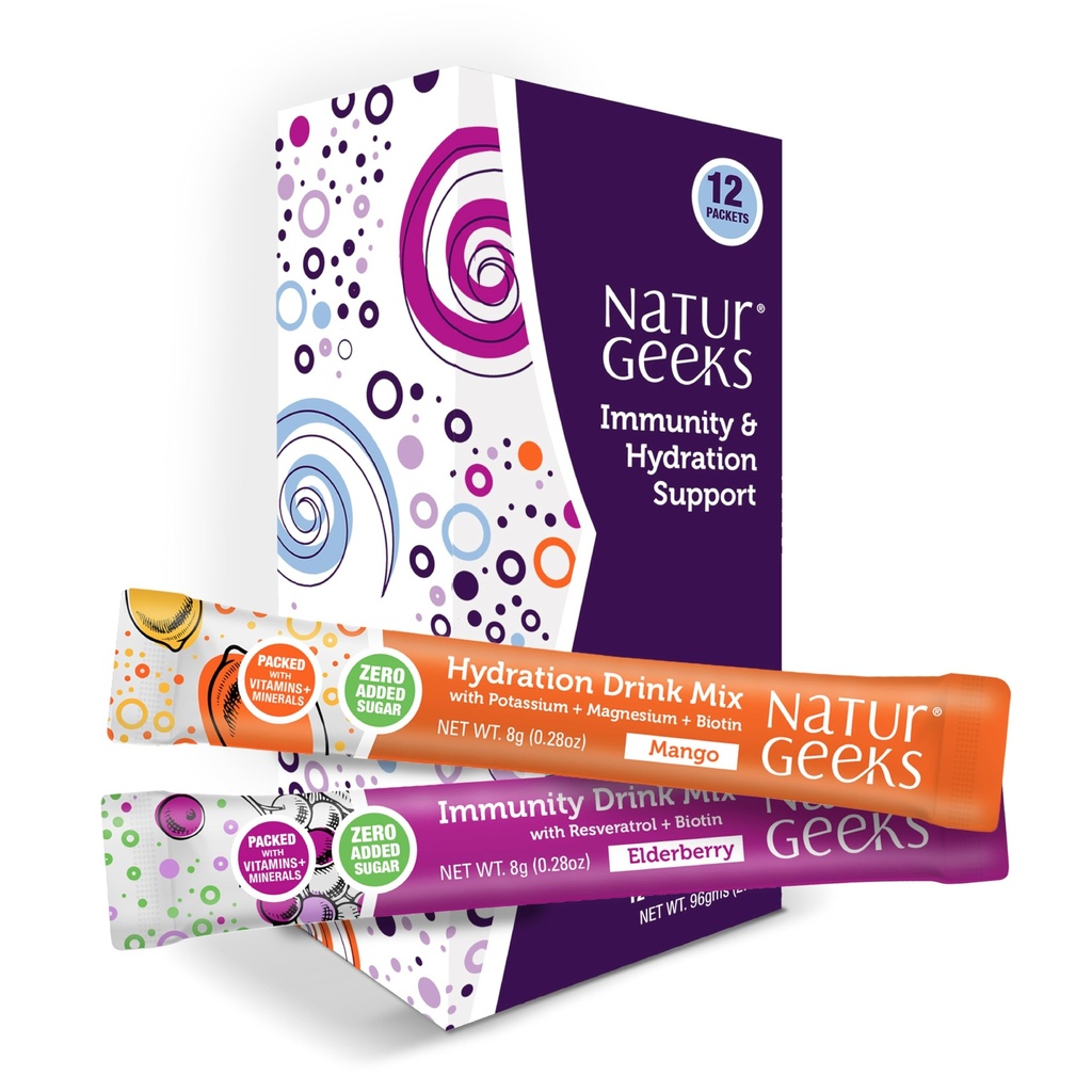 NutraGeeks Vegan Electroliti Pachete de pulbere Powder 